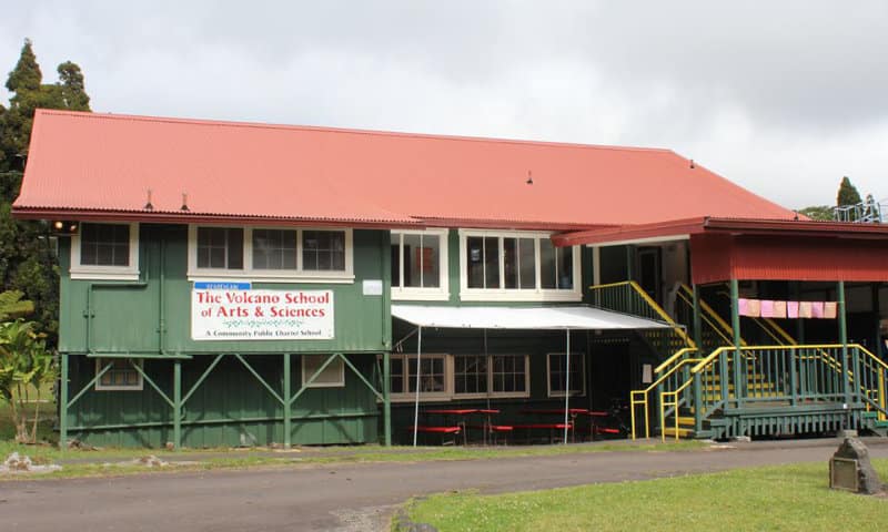 VSAS Volcano School of Arts and Sciences building.